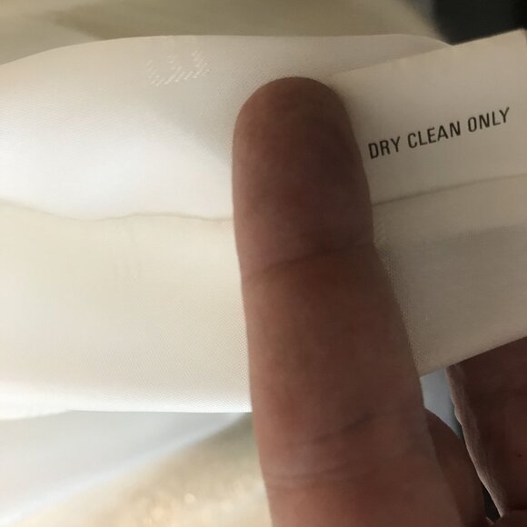 VTG Womens 2XL Open Cardigan Longline Sweater White Angora Blend Pearl Embellish - Picture 11 of 12